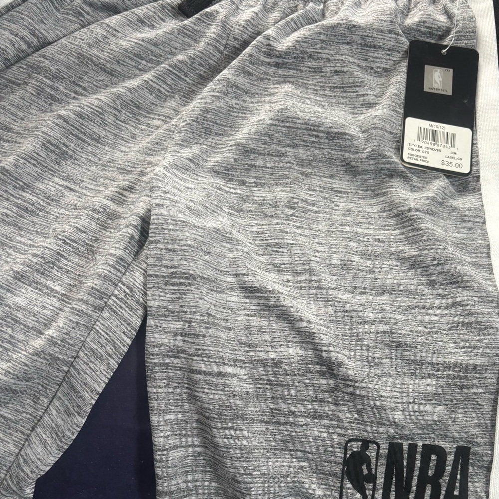 NBA Heather Gray Sports Shorts